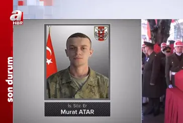Şehit Sözleşmeli Er Murat Atar için Ordu'da tören düzenlendi
