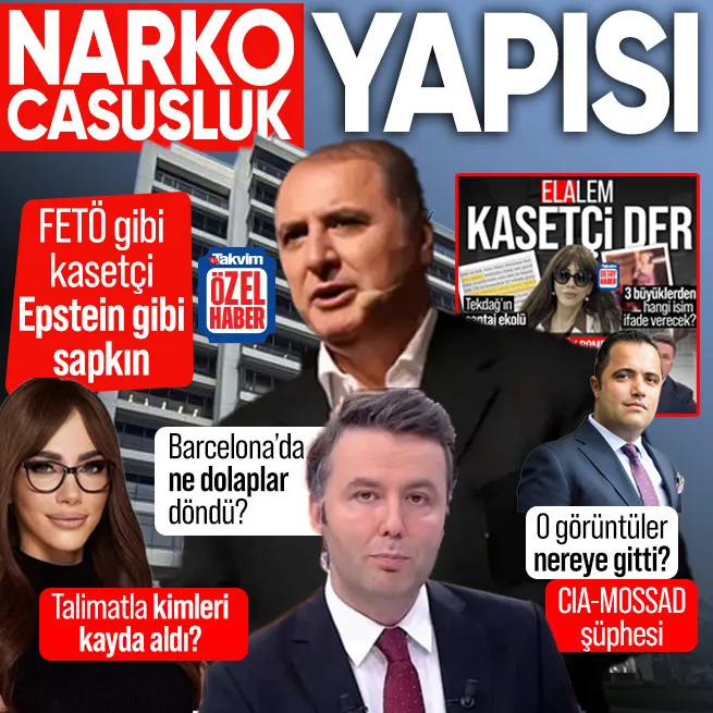 FETÖ-Epsteinvari narko-casusluk ağı! Cebeci, Kenan Tekdağın talimatıyla kimleri kayda aldı? Kaset skandalı ve Epözdemirin CIA-MOSSAD bağı