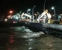 Alaplı Köprüsü yaya ve araç geçişine kapatıldı