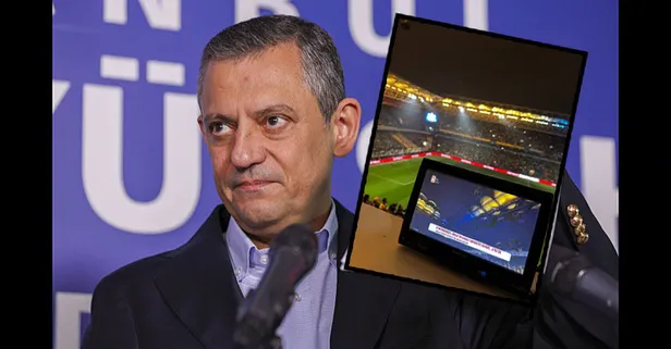 CHP lideri Özgür Özel'in derbi için "boykot" çağrısına taraftardan kırmızı kart! Tribünler doldu taştı stadyumda ATV canlı yayını açıktı