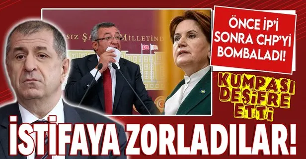 SON DAKİKA: Ümit Özdağ’dan partisi ve CHP’ye sert sözler: 45 kişiyi istifaya zorladılar