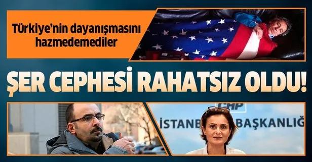 Türkiye'nin dayanışması şer cephesini rahatsız etti!