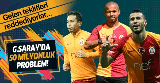 Galatasaray'da 50 milyonluk problem! Belhanda, Nagatomo ve Mariano gitmek istemiyor...