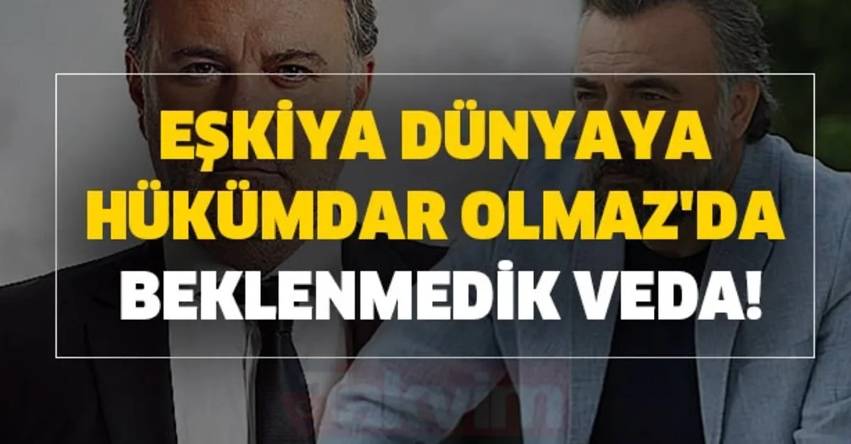 beklenmedik vedasiyla eskiya dunyaya hukumdar olmaz daki sevenlerini uzmustu surpriz dizide kollari siviyacak takvim