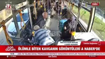 İETT otobüsünde cinayet kamerada!