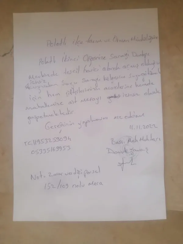 CHP'li Ankara Büyükşehir Belediyesi'nden yeni skandal! Çiftçilerin tarlalarına işte böyle çöktü-6