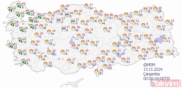 HAVA DURUMU | Meteoroloji uyardı! Yurt genelinde yağış bekleniyor! - 12