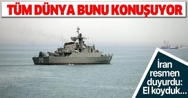 İran bir petrol tankerine el koydu