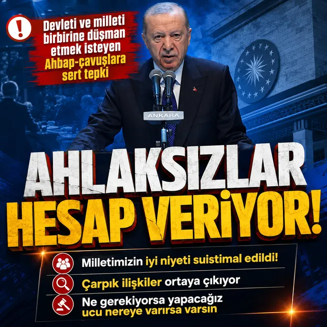 Başkan Erdoğandan Ahbap Derneğine sert tepki: Hukuk zemininde ne gerekiyorsa yapacağız