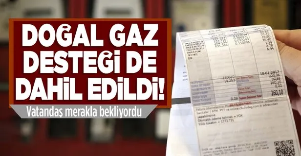 Sosyal yardımlarda doğal gaz desteği de olacak