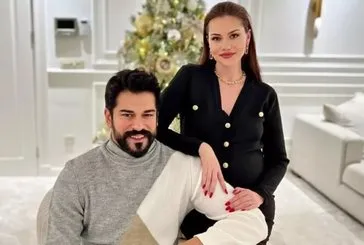 Burak Özçivit ve Fahriye Evcen’e hayranları yoğun ilgi gösterdi