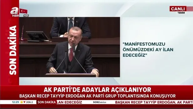 Erdoğan: Partimde de bu tür arkadaşlar varsa onlarla da yol yürümeyiz