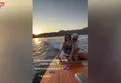 Gökçe Bahadır'ın bebek heyecanı! Karnı burnunda ilk tekne tatili