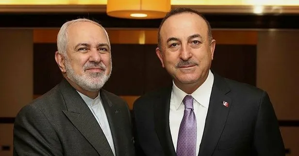 Dışişleri Bakanı Çavuşoğlu, İranlı mevkidaşı Zarif ile görüştü