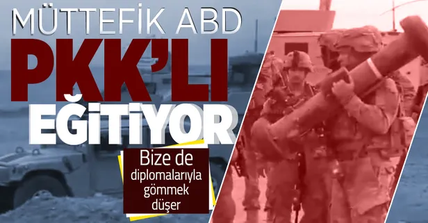 Sözde müttefik ABD'den PKK'nın Suriye uzantısı YPG militanları ile ortak tatbikat