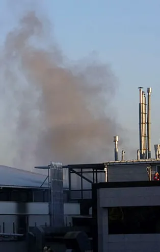 Pendik'te kuru yemiş fabrikasında korkutan yangın