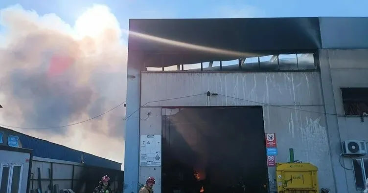 İzmir Torbalı’da geri dönüşüm fabrikasında yangın: Ekiplerin müdahalesi sürüyor-2
