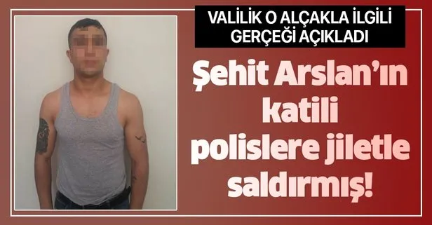 Son dakika: Polis memuru Atakan Arslan’ı şehit eden zanlıdan polislere jiletli saldırı! Valilikten açıklama geldi