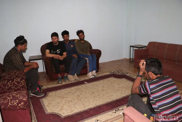 Van'da apartmanda 1'i çocuk 16 kaçak göçmen yakalandı - 2