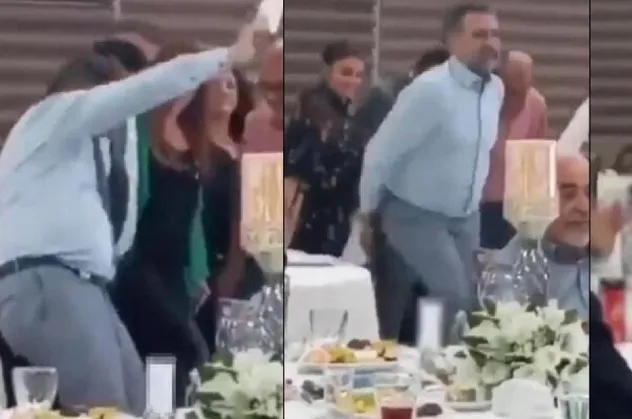 Pes dedirten görüntüler! CHP'li Bayraklı Belediye Başkanı Serdar Sandal koronavirüs kurallarını hiçe sayıp halay çekti!