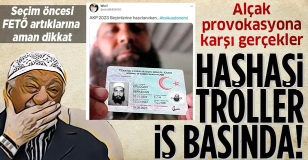 Haşhaşi trollerden photoshoplu T.C. kimlik kartı yalanı! FETÖ’nün mülteciler üzerinden giriştiği kirli algı elinde patladı