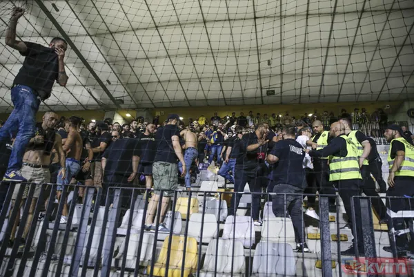 Fenerbahçe maçı olaylar nedeniyle 30 dakika durdu! İşte yaşananlar - 15