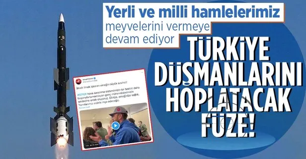 Türkiye savunma alanında emin adımlarla yürüyor: Hava savunma füzesi SİPER’den yeni başarı