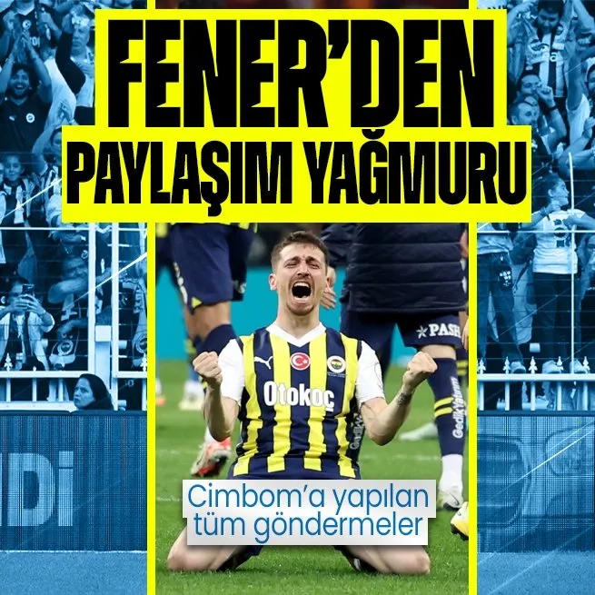 Fenerbahçe’den paylaşım yağmuru! Galatasaray’a olay göndermeler