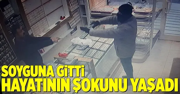 Ankara’da kuyumcuyu soymak isteyen soyguncu hayatının şokunu yaşadı