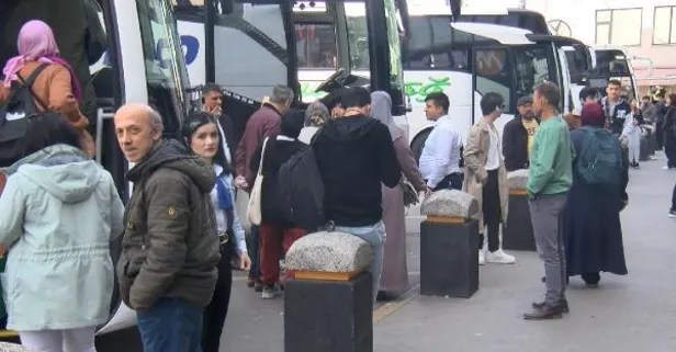 Otogarlarda seçim hareketliliği devam ediyor: Depremzedeler oy kullanmak için memleketine geri dönüyor!