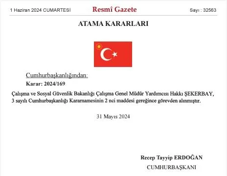 SON DAKİKA I Başkan Erdoğan imzaladı: Atama kararları Resmi Gazete'de-1