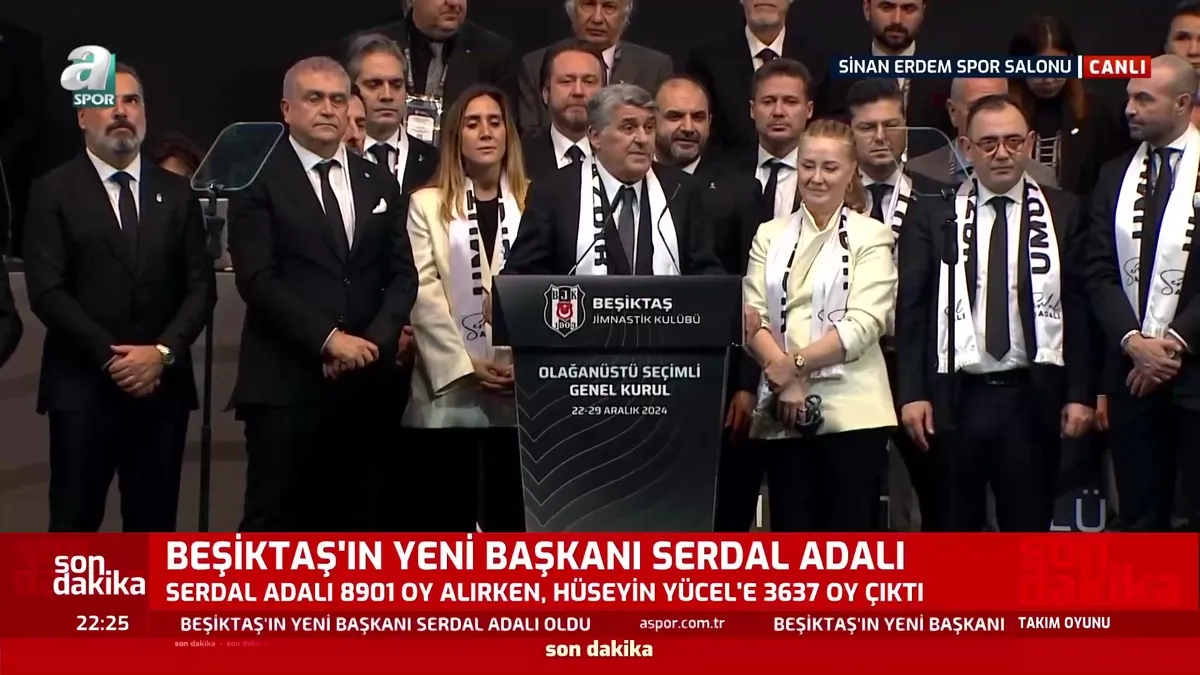 Serdal Adalı'dan zafer konuşması