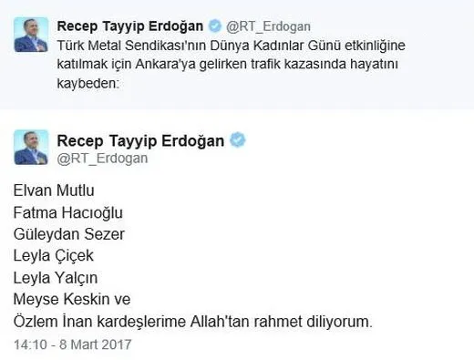 Erdoğan isimlerini tek tek yazdı...-1