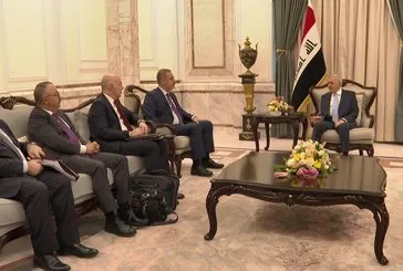 Irak Cumhurbaşkanı ile görüştü