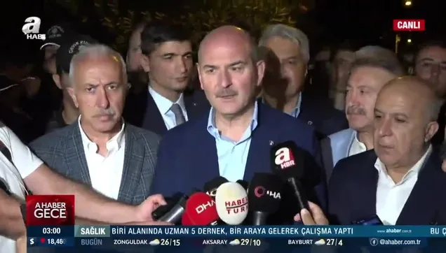 Mersin Mezitli'deki polisevine alçak saldırı! Bakan Soylu olay yerinde açıklamalarda bulundu