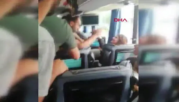 Otobüsün önünü kesip, kadını darp ederek kaçırdılar! O şahıslar yakalandı...