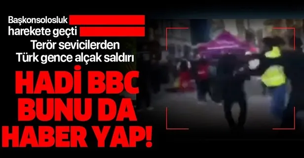 İngiltere’de terör sevicilerden Türk öğrenciye alçak saldırı!