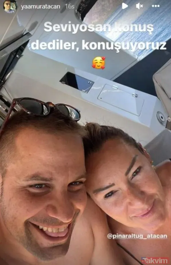 Pınar Altuğ'u eşi Yağmur Atacan dur durak bilmiyor! Eşinin bikinili pozunu 'direnemiyorum' diye paylaşmıştı! Bu kez de... - 9