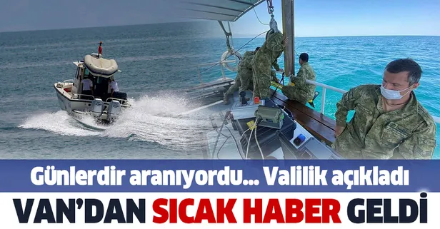 Son dakika: Van'da batan tekne bulundu