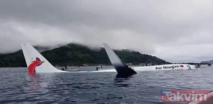 Pasifik’te dehşet! Yolcu uçağı denize düştü