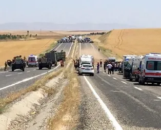 Askeri aracın geçişinde patlama!