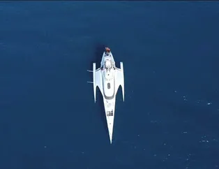 Uzay mekiği görünümlü yat Bodrum'da! Bir bakan bir daha baktı