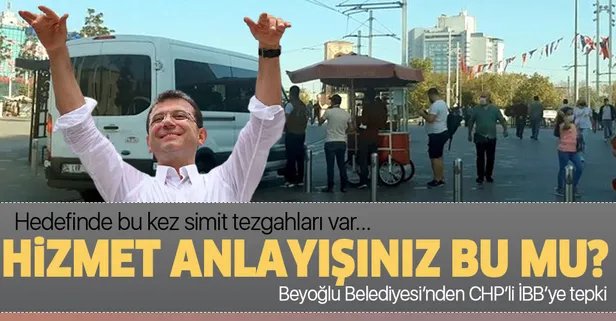 Beyoğlu Belediyesi’nden simit tezgahlarını hedef alan CHP'li İBB’ye sert tepki