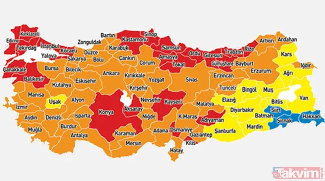 Koronavirüs vaka haritasında sıralama değişti! 11 ilde kırmızı alarm! Yeni yasaklar geliyor!