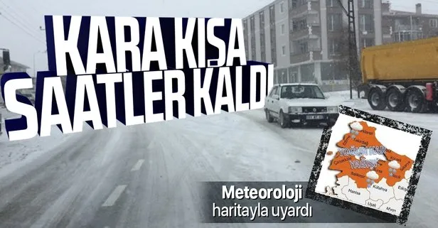 İstanbul’da kara kışa saatler kaldı! Meteoroloji kar yağışı için harita üzerinde saat verdi | HAVA DURUMU