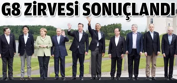 G8 Zirvesi sonuçlandı