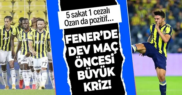 Fenerbahçe'de Başakşehir maçı öncesi kriz var - Takvim