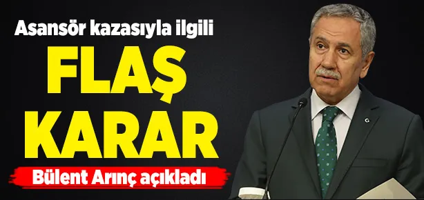 Bülent  Arınç’tan önemli açıklamalar