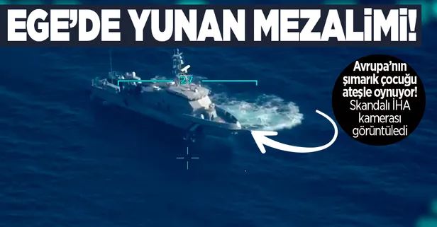 Ege Denizi'ndeki Yunan mezalimi ve kara suyu ihlali İHA kamerasında! MSB görüntüleri paylaştı: Düzensiz göçmenler ölüme itildi