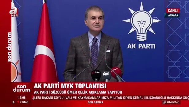 AK Parti MYK sonrası Ömer Çelik'ten CHP'ye çok sert tepki: Devlete militan diyenler faşistin ta kendisidir